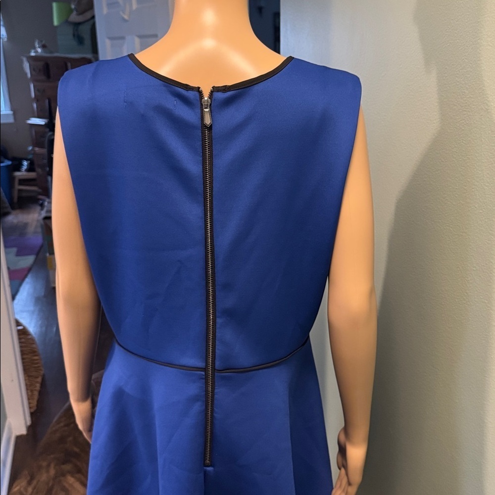 REED Blue Sleeveless V-Neck Dress size Xl - Picture 4 of 5